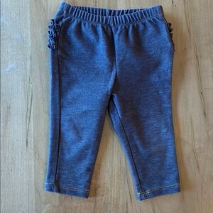 Ruffle buttom Denim Leggings - Old Navy - 6-12 months